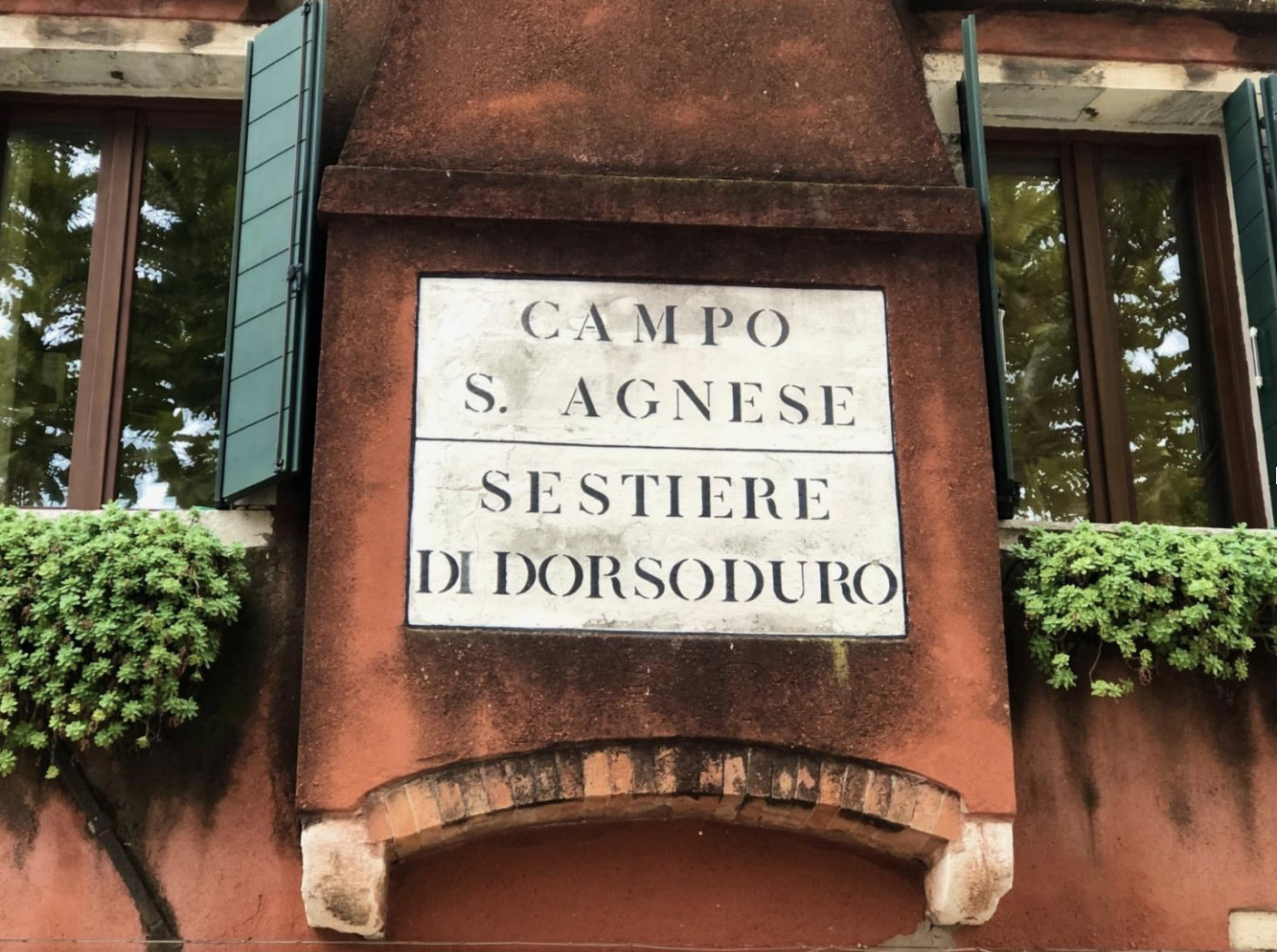 Campo S. Agnese in Venice, highlighting beautiful architecture and the unique character of this historic square.